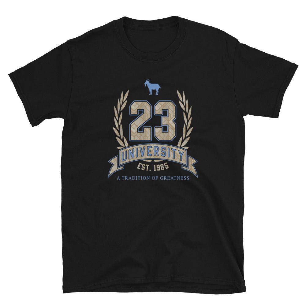 23 University Shirt To Match Jordan 1 Gold Laser - SNKADX