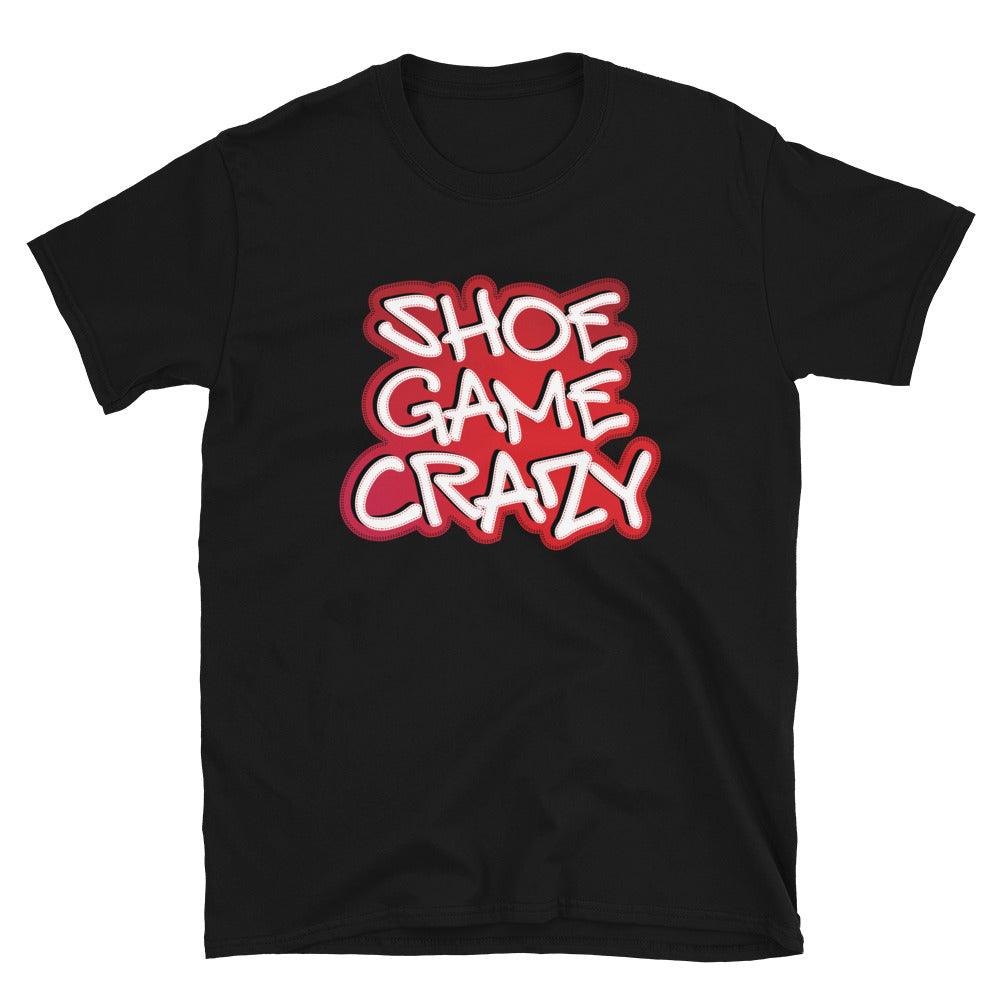 Shoe Game Crazy Shirt To Match Jordan 1 Patent Bred - SNKADX