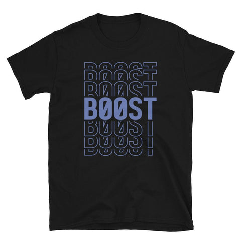 Boost Stack Shirt To Match Yeezy 350 Boost V2 Dazzling Blue - SNKADX