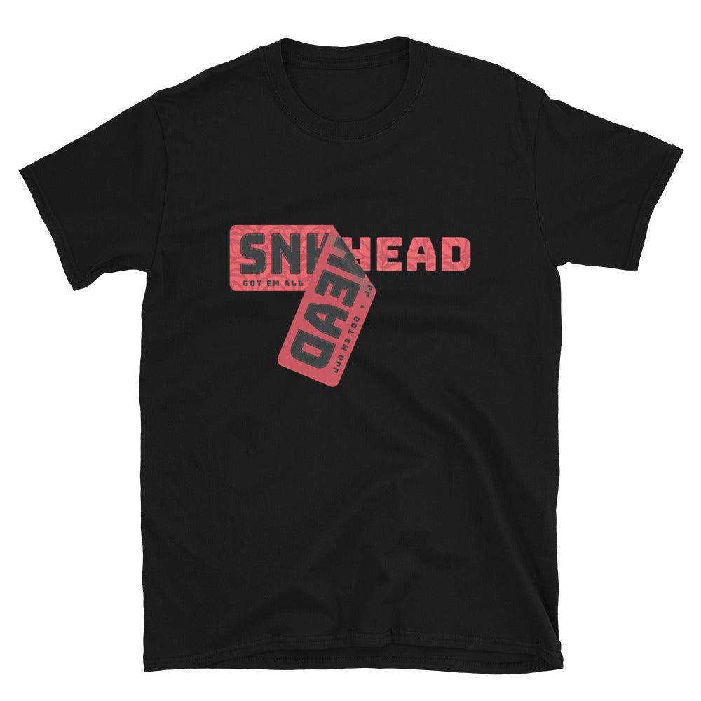 Sneakerhead Sticker Shirt to Match Air Jordan 9 Chile Red - SNKADX