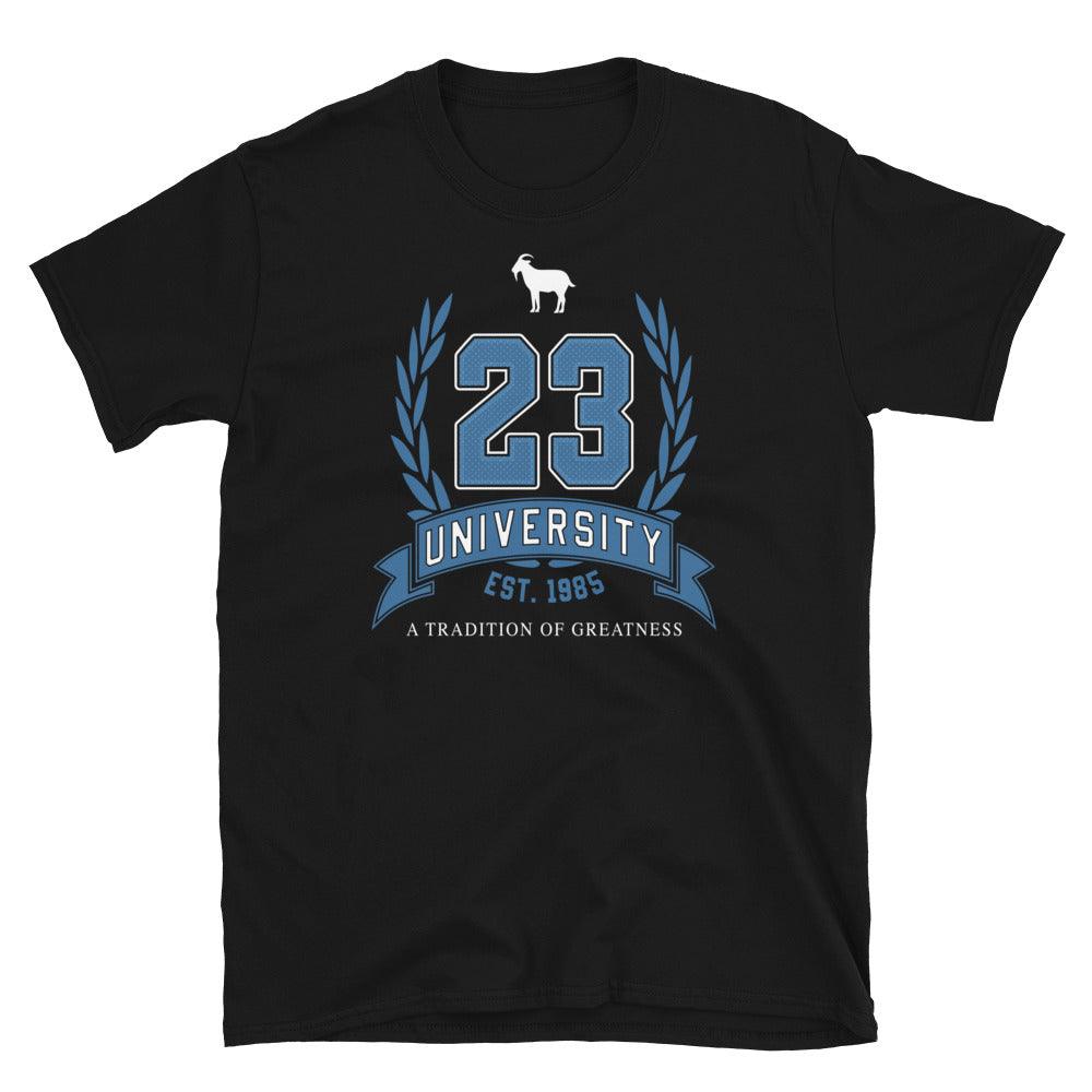 23 University Shirt To Match Air Jordan 13 Brave Blue - SNKADX