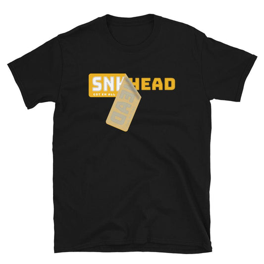 Sneakerhead Sticker Shirt To Match Nike Dunk Goldenrod - SNKADX