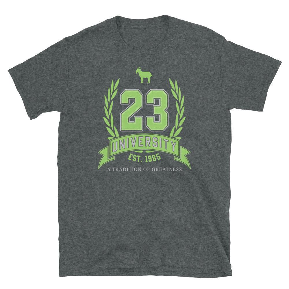 23 University Shirt To Match Air Jordan 5 Green Bean - SNKADX