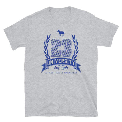 23 University Shirt To Match Air Jordan 5 Racer Blue - SNKADX