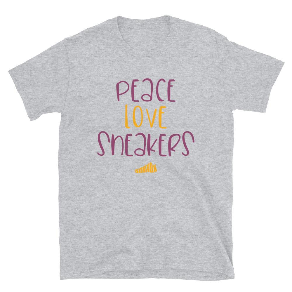 Peace Love Sneakers Shirt to Match Air Jordan 1 Brotherhood - SNKADX