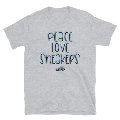Peace Love Sneakers Shirt to Match Air Jordan 6 UNC - SNKADX
