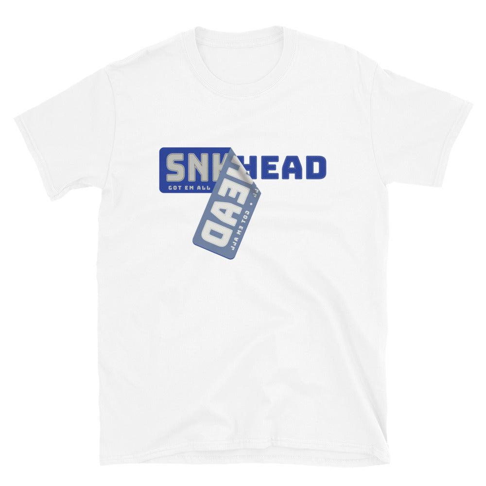 Sneakerhead Sticker Shirt To Match Air Jordan 5 Racer Blue - SNKADX