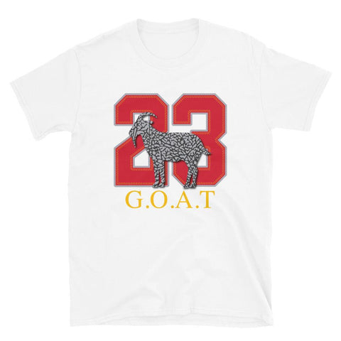 23 GOAT Emoji Shirt to Match Air Jordan 3 Cardinal Red - SNKADX