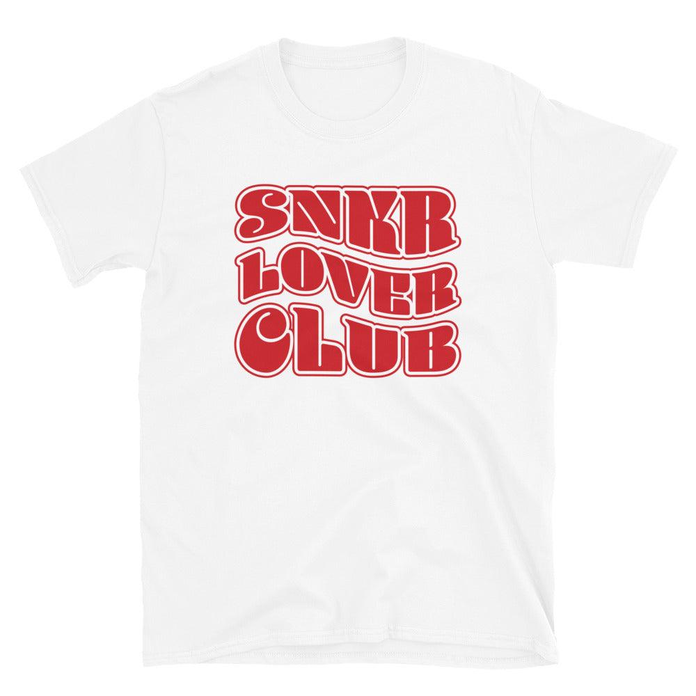 Snkr Lover Club Shirt To Match Nike Dunk High University Red - SNKADX
