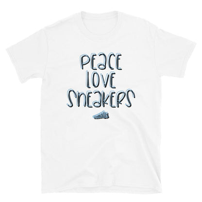 Peace Love Sneakers Shirt to Match Air Jordan 6 UNC - SNKADX