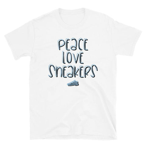 Peace Love Sneakers Shirt to Match Air Jordan 6 UNC - SNKADX
