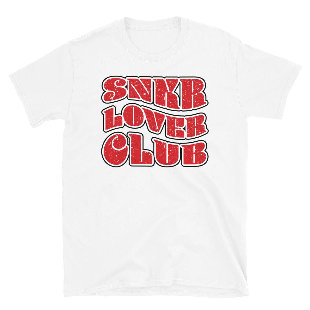 Snkr Lover Club Wavy Font Shirt To Match Air Jordan 6 Red Oreo - SNKADX
