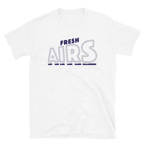 Fresh Airs Shirt To Match Nike Air More Uptempo White Midnight Navy - SNKADX
