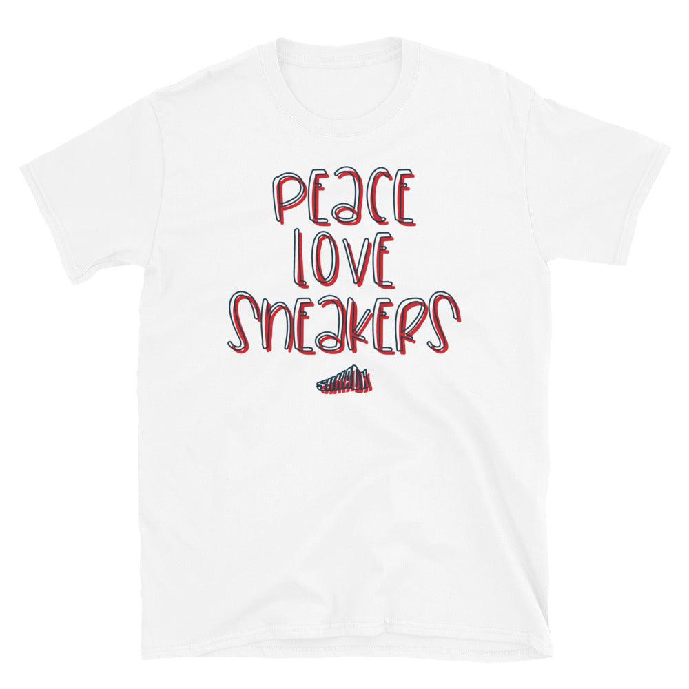 Peace Love Sneakers Shirt To Match Nike Dunk Low USA - SNKADX
