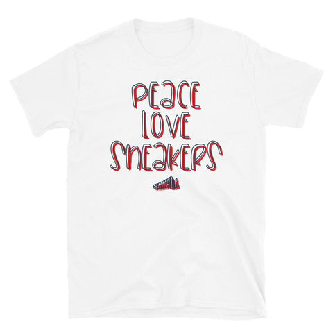 Peace Love Sneakers Shirt To Match Nike Dunk Low USA - SNKADX