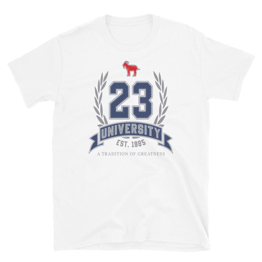 23 University Shirt To Match Air Jordan 13 French Blue