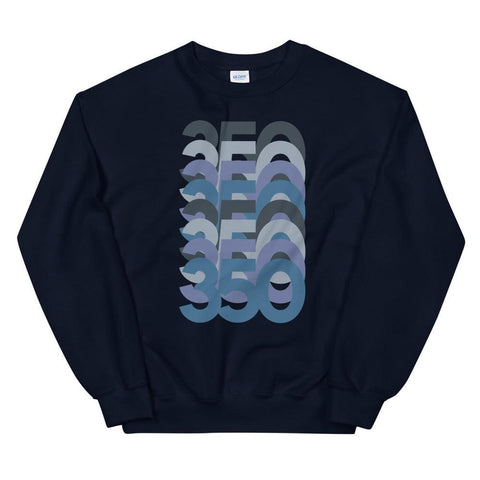 350 Stack Sweatshirt To Match Yeezy 350 Boost V2 CMPCT Slate Blue - SNKADX