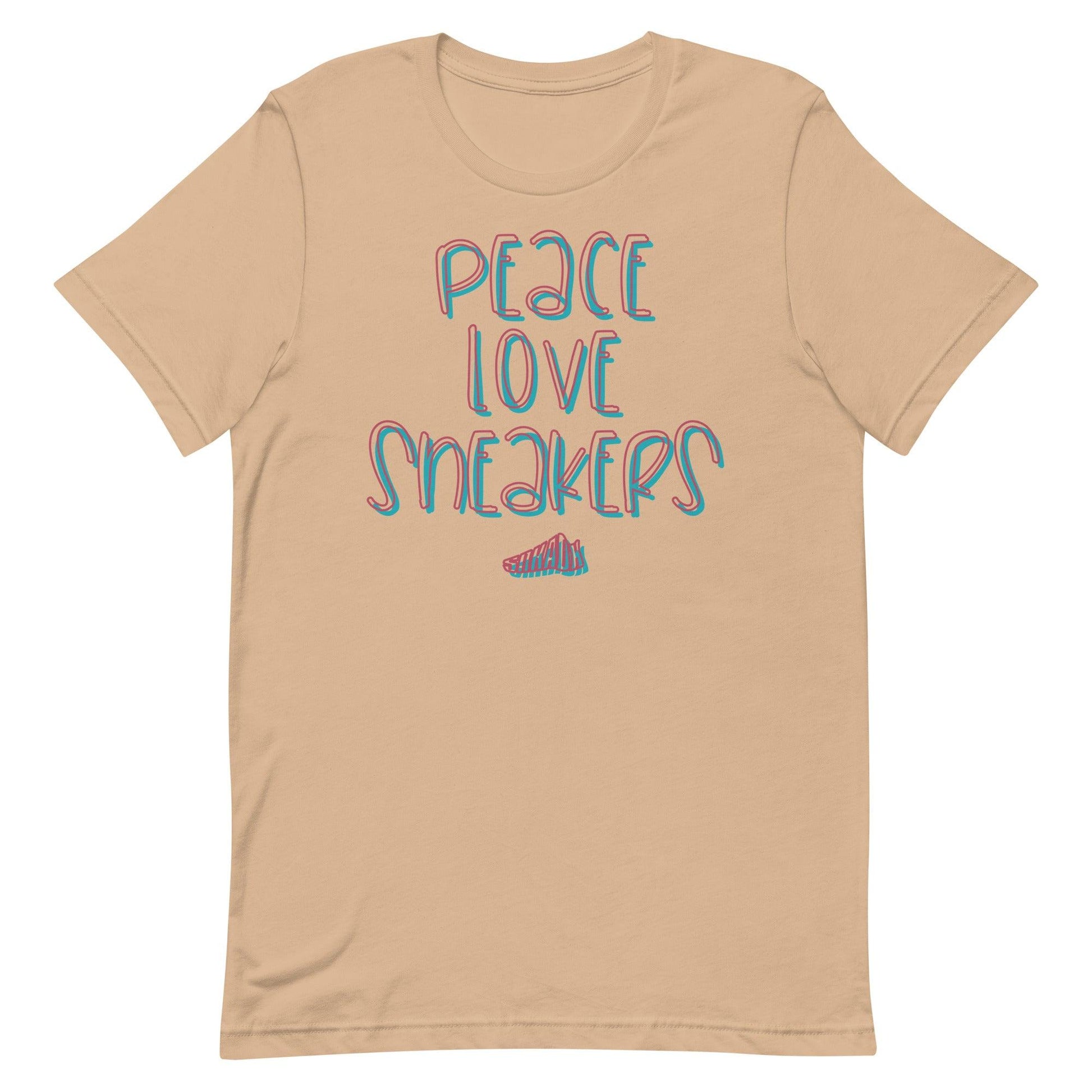 Peace Love Sneakers Shirt To Match Union LA Nike Cortez Sesame - SNKADX