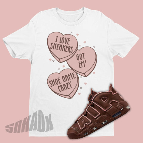 Candy Heart Shirt To Match Air More Uptempo Valentine's Day