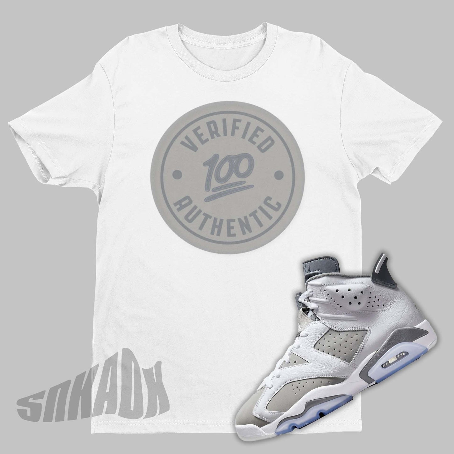 Air Jordan 6 Cool Grey matching shirt