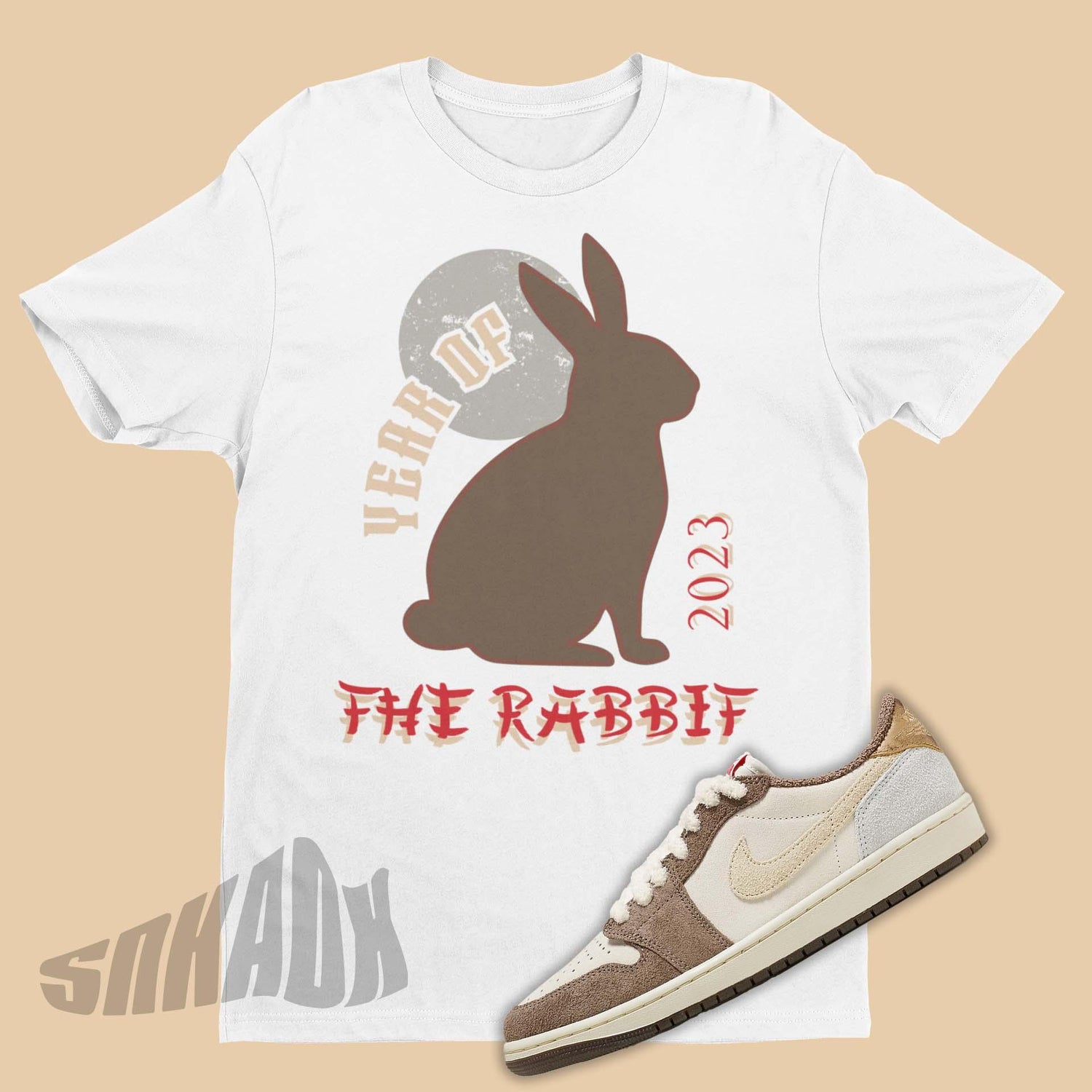 Year Of The Rabbit Shirt To Match Air Jordan 1 Year Of The Rabbit